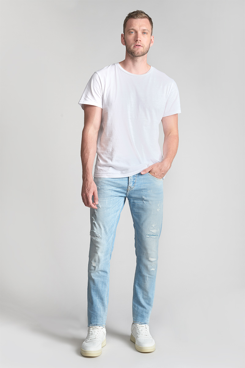 Jeans 700/11 slim Loos destroy blau Nr.5