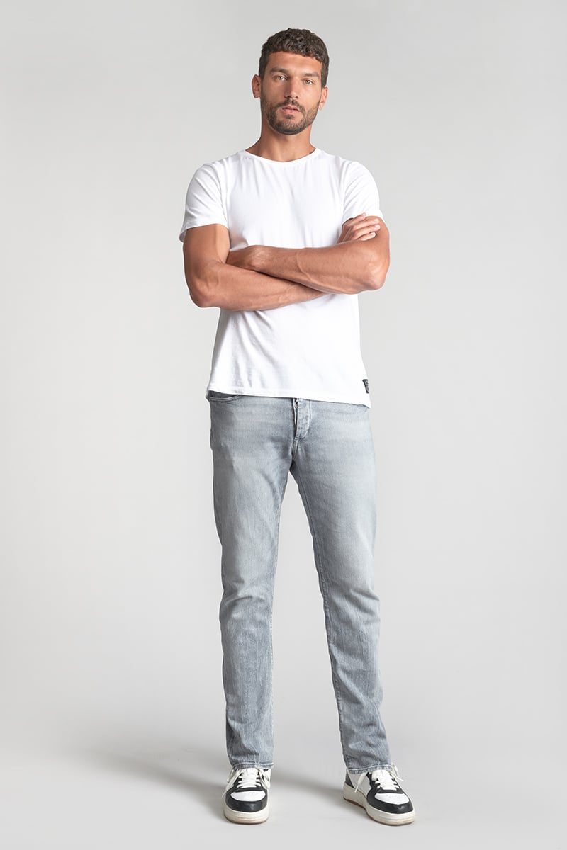 Jeans 700/22 regular light denim Basic grau Nr.3