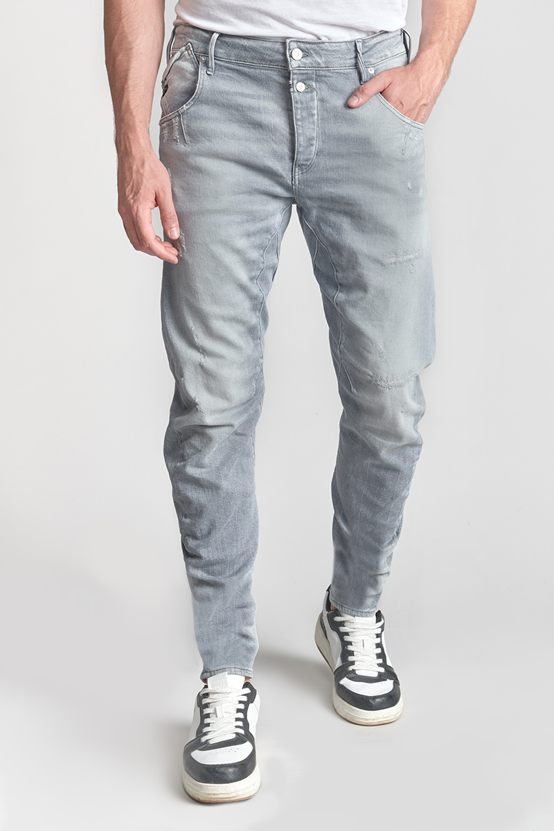 Jeans 900/03 tapered twisted Alost destroy grau Nr.3