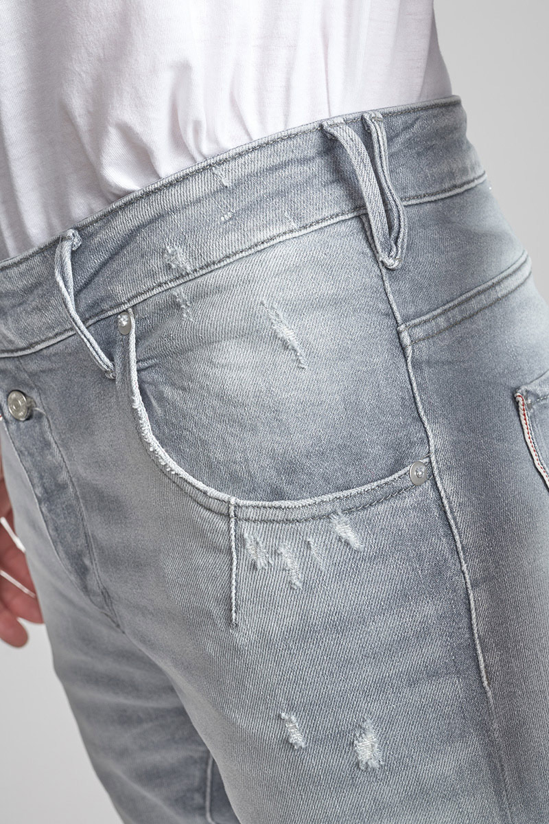 Jeans 900/03 tapered twisted Alost destroy grau Nr.3