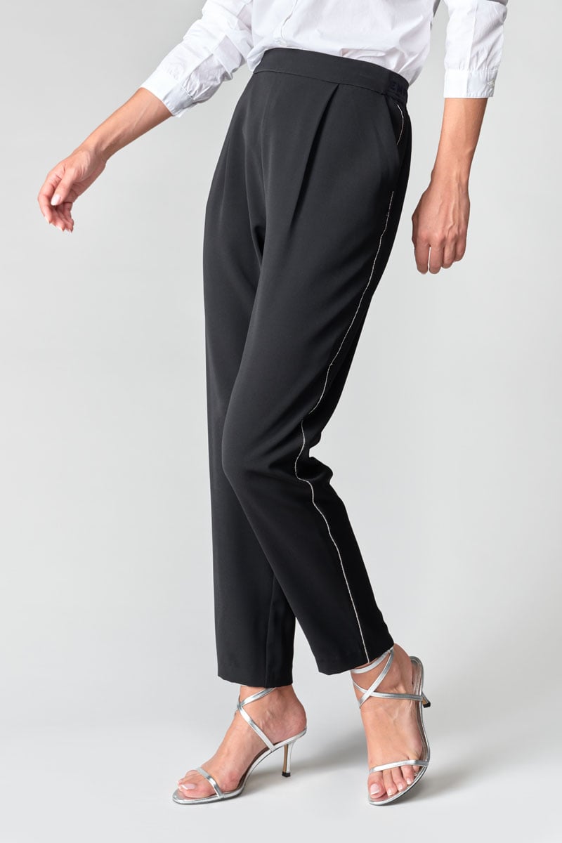 Hose Plhox in schwarz