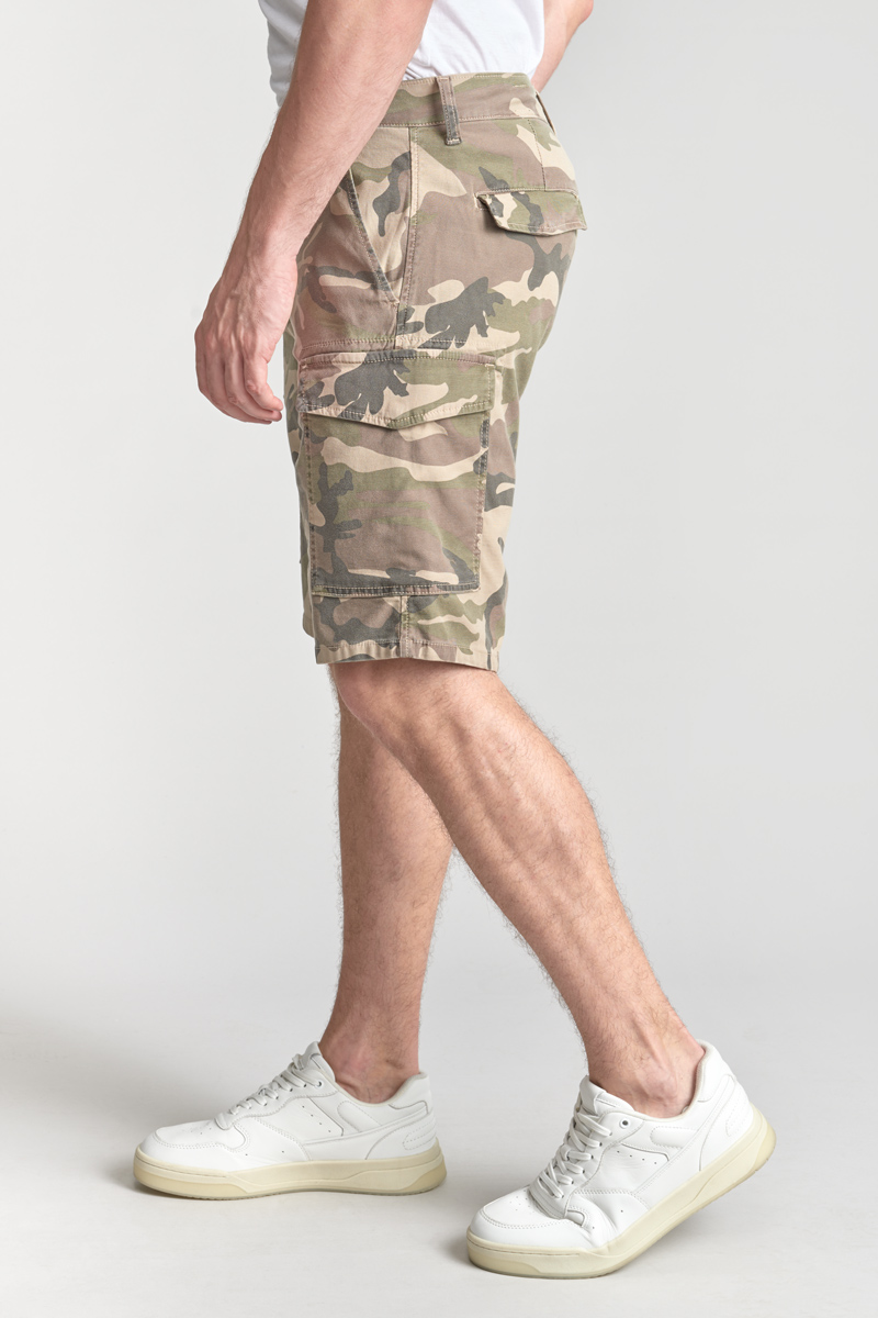 Bermuda-short Camo in weiß