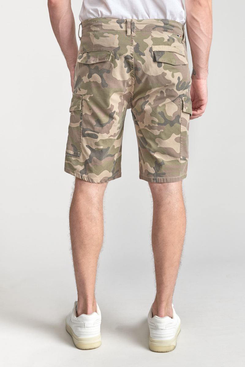 Bermuda-short Camo in weiß