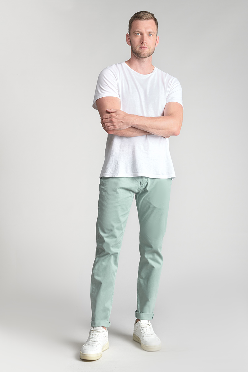 Weite Chinohose Cesar in grau
