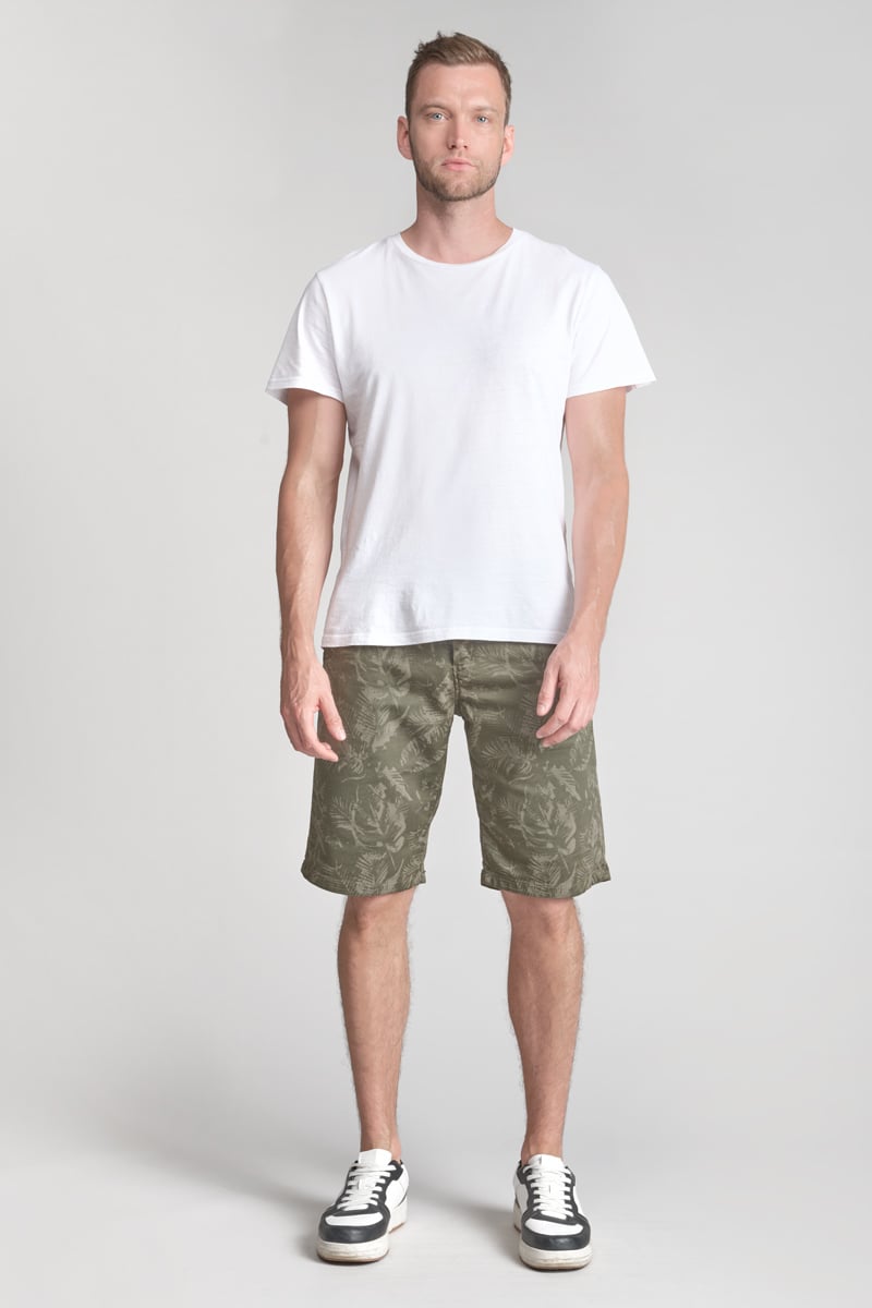 Bermuda-short Jogg in grün