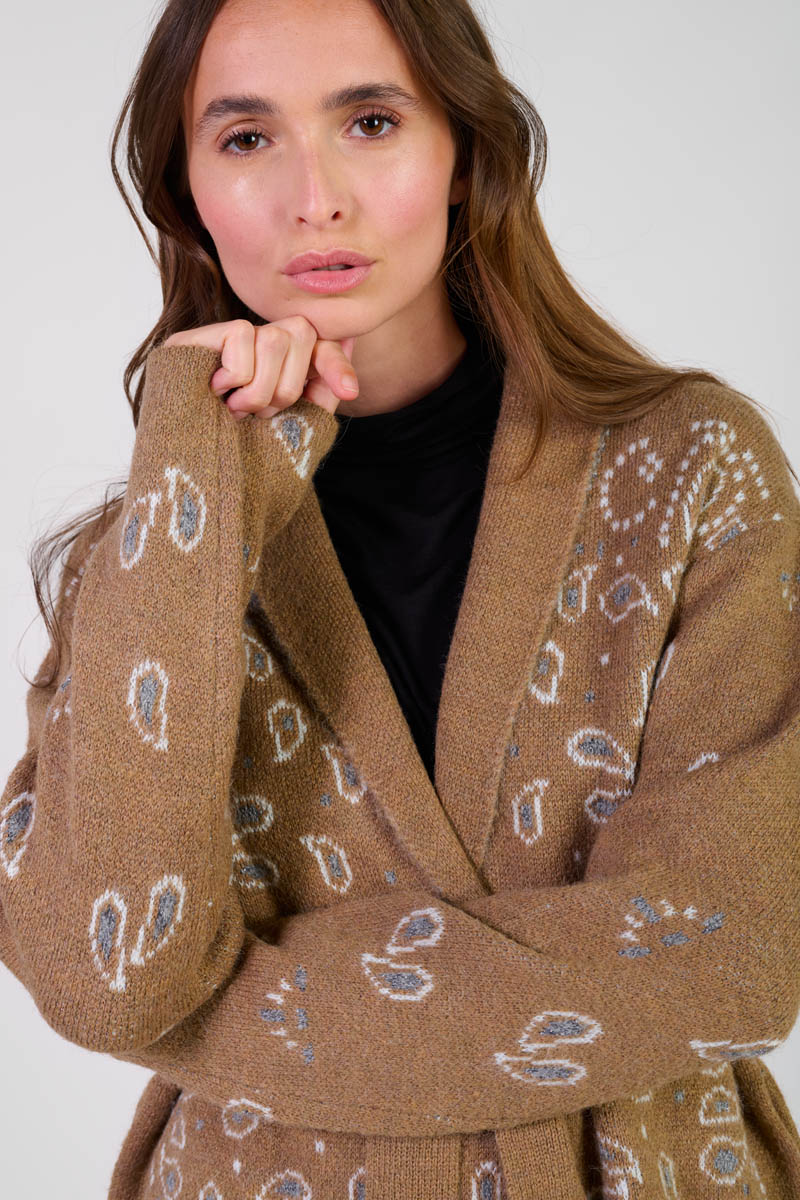 Cardigan Bao in grau