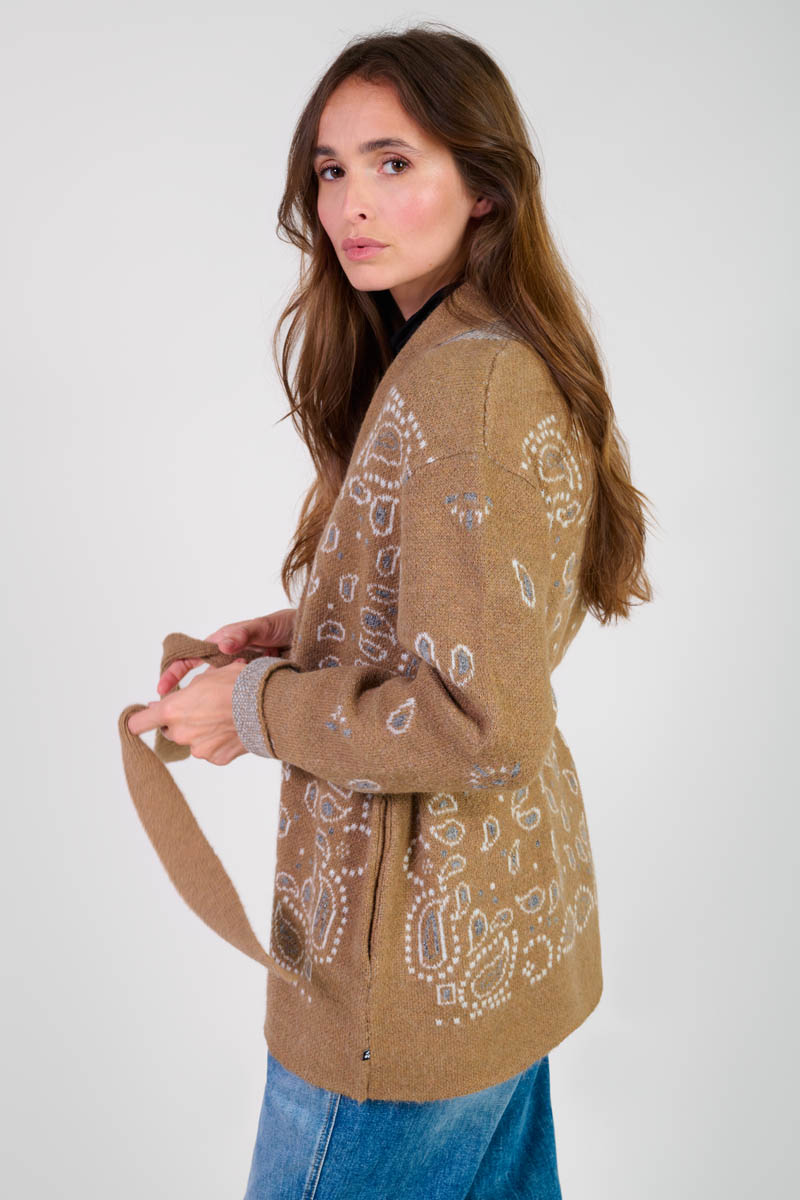 Cardigan Bao in grau
