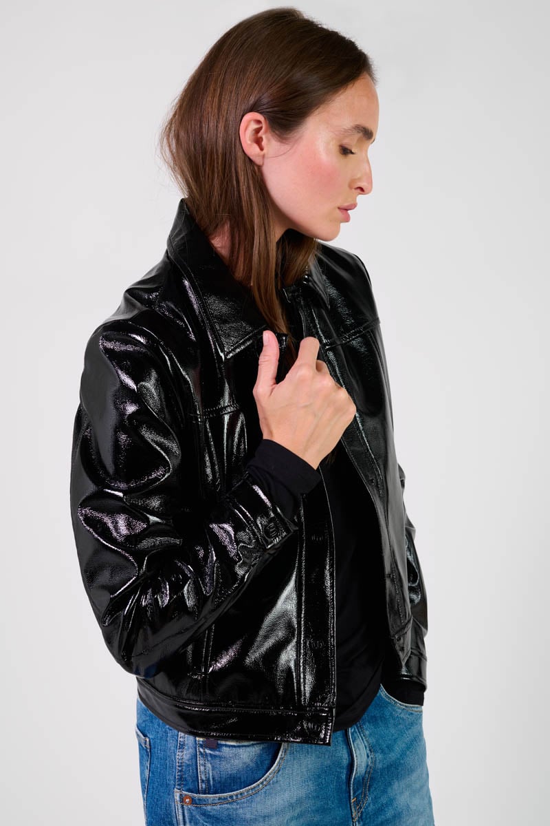 Jacke Brouz in schwarz