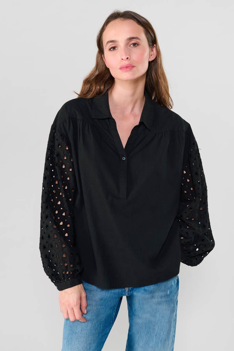 Top Cunca in schwarz