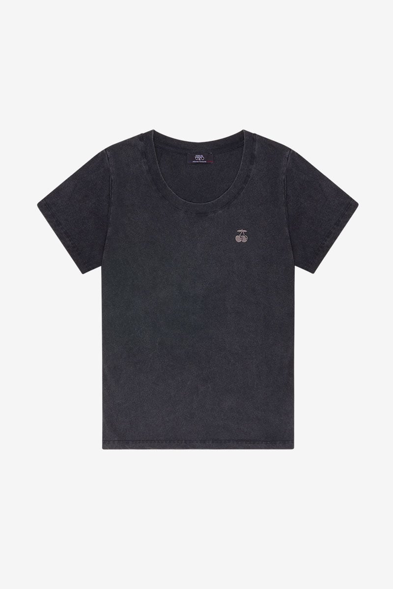 T-shirt Hagri in schwarz