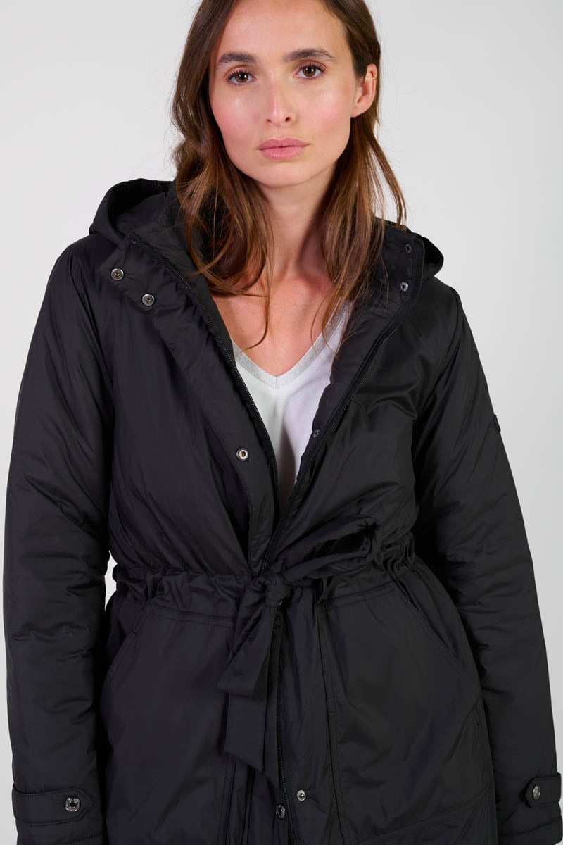 Parka Mendiaun in schwarz