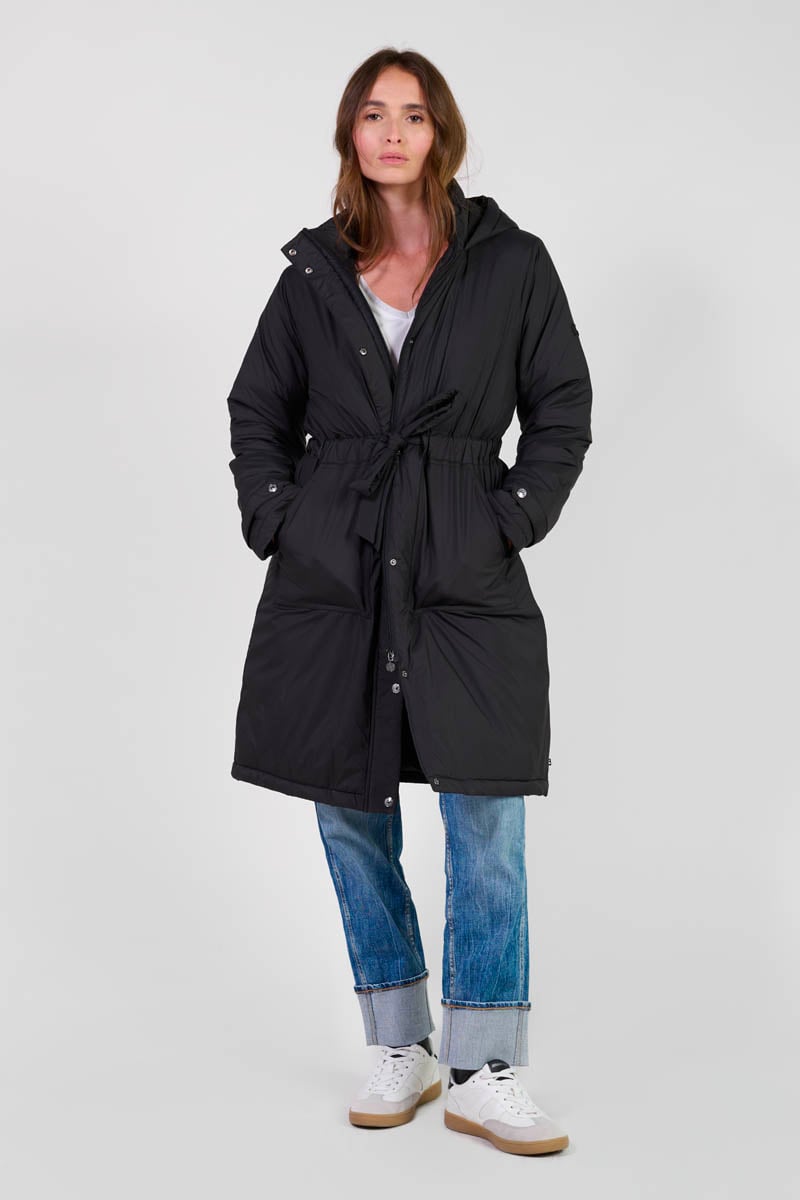 Parka Mendiaun in schwarz