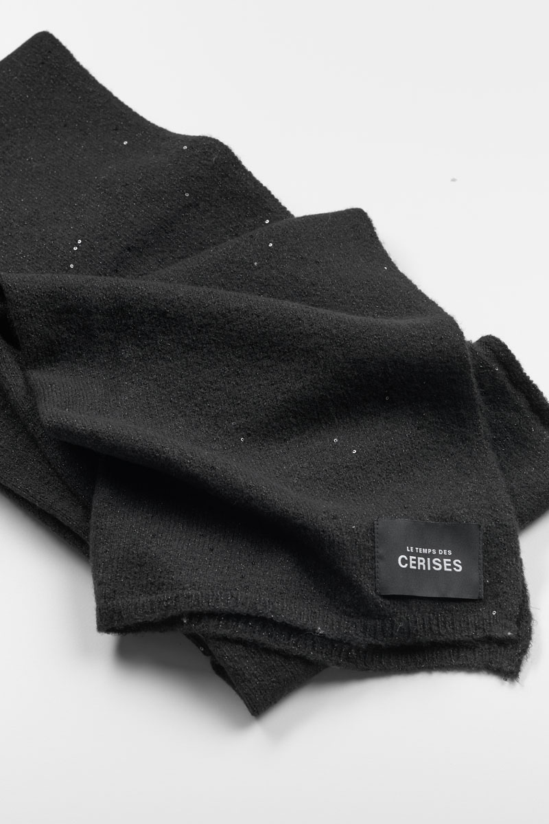 Schal Minto in schwarz