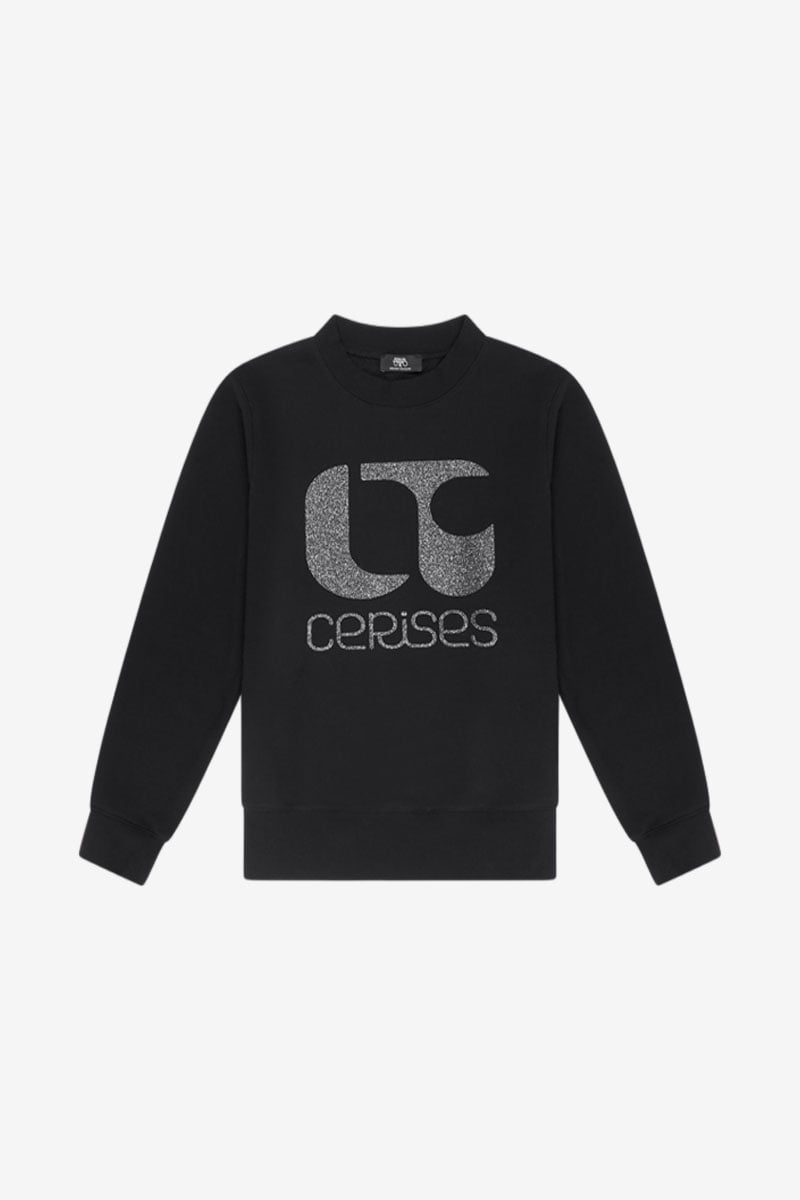 Sweatshirt Paolo in schwarz