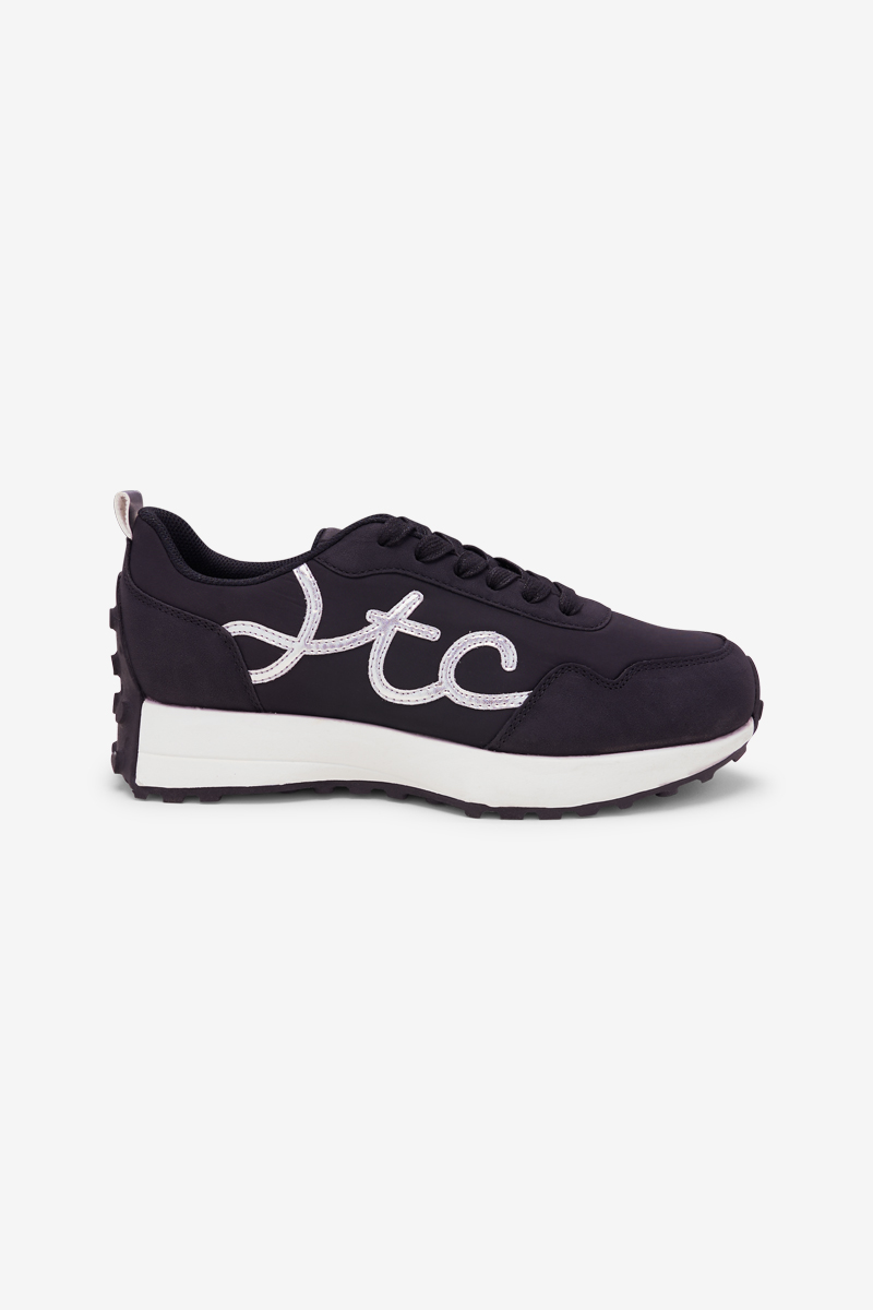 Run Sneakers in Schwarz