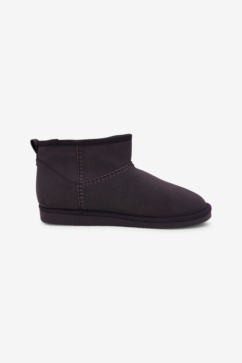 Snow Boots gefüttert in schwarz