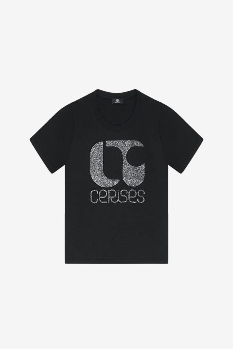 T-shirt Taolo in schwarz