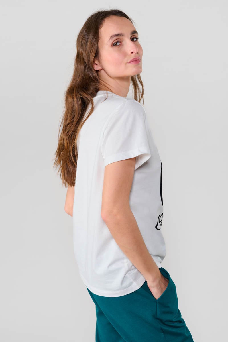 T-shirt Taolo in weiß