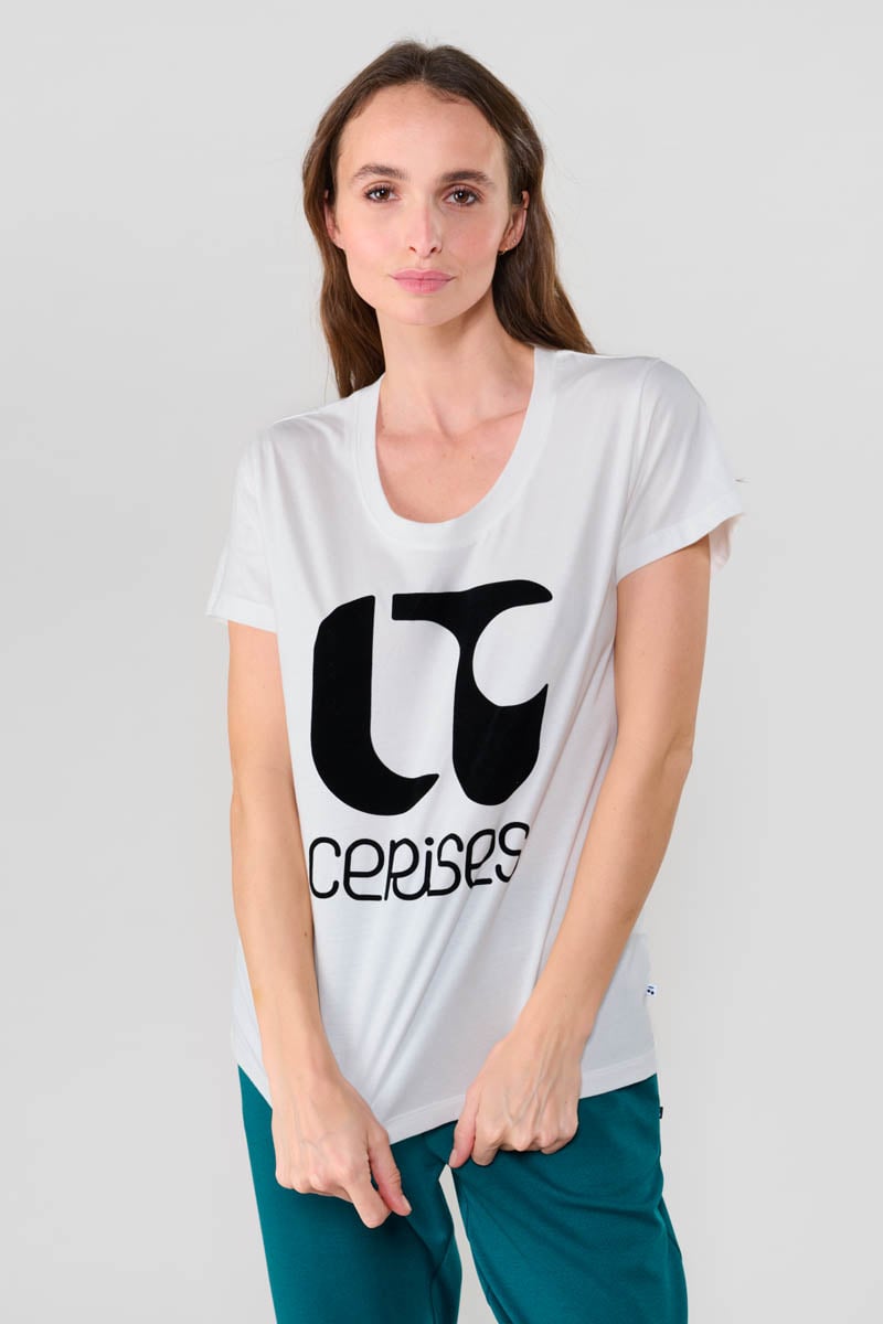 T-shirt Taolo in weiß
