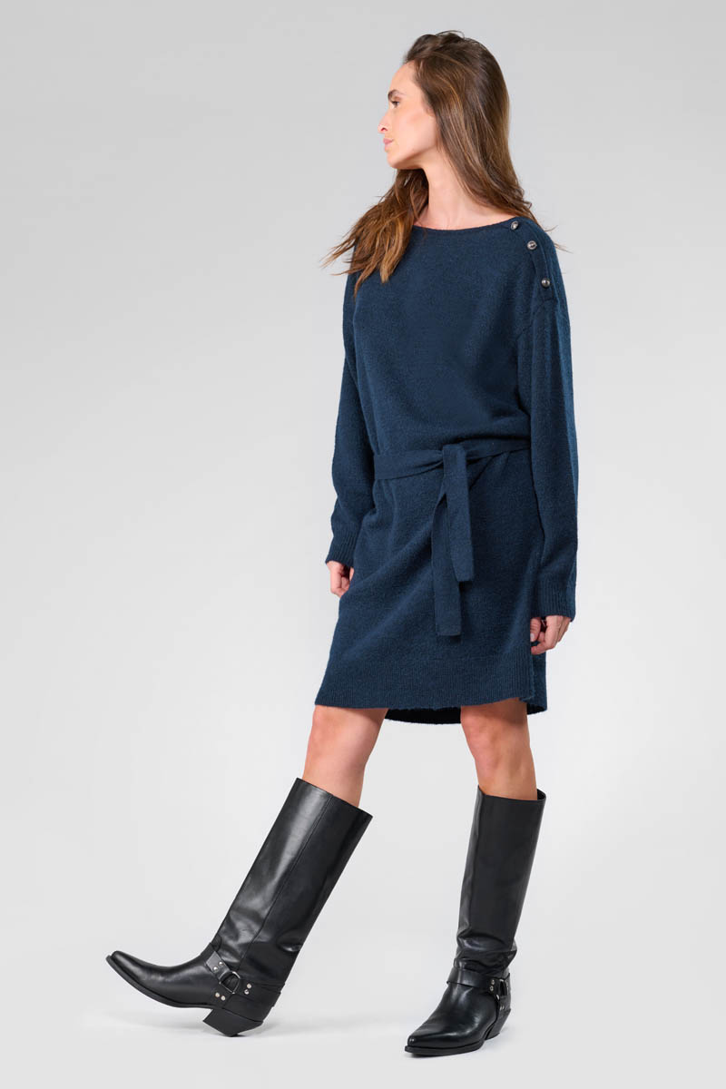 Kleid Tortanq in blau