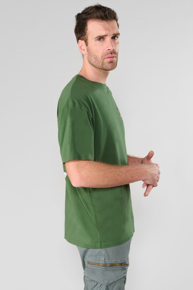 T-shirt Bam in grün