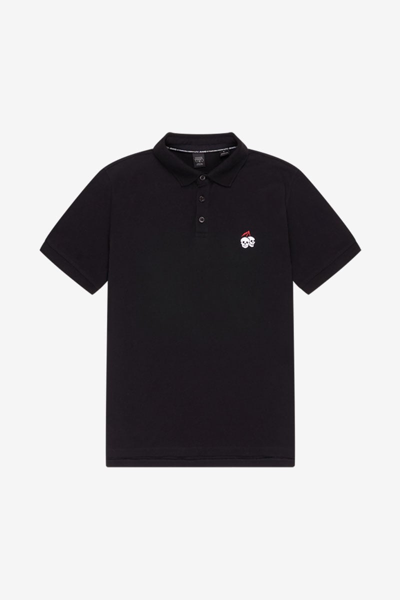 Poloshirt Erade in schwarz
