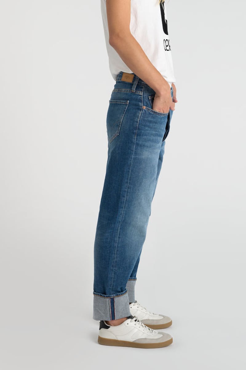 Jeans loose Cosy 7/8 blau Nr.4