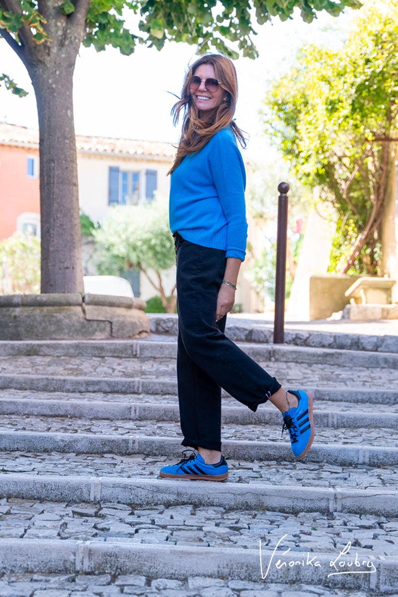James 400/60 girlfriend by Véronika Loubry Jeans mit hoher Taille schwarz