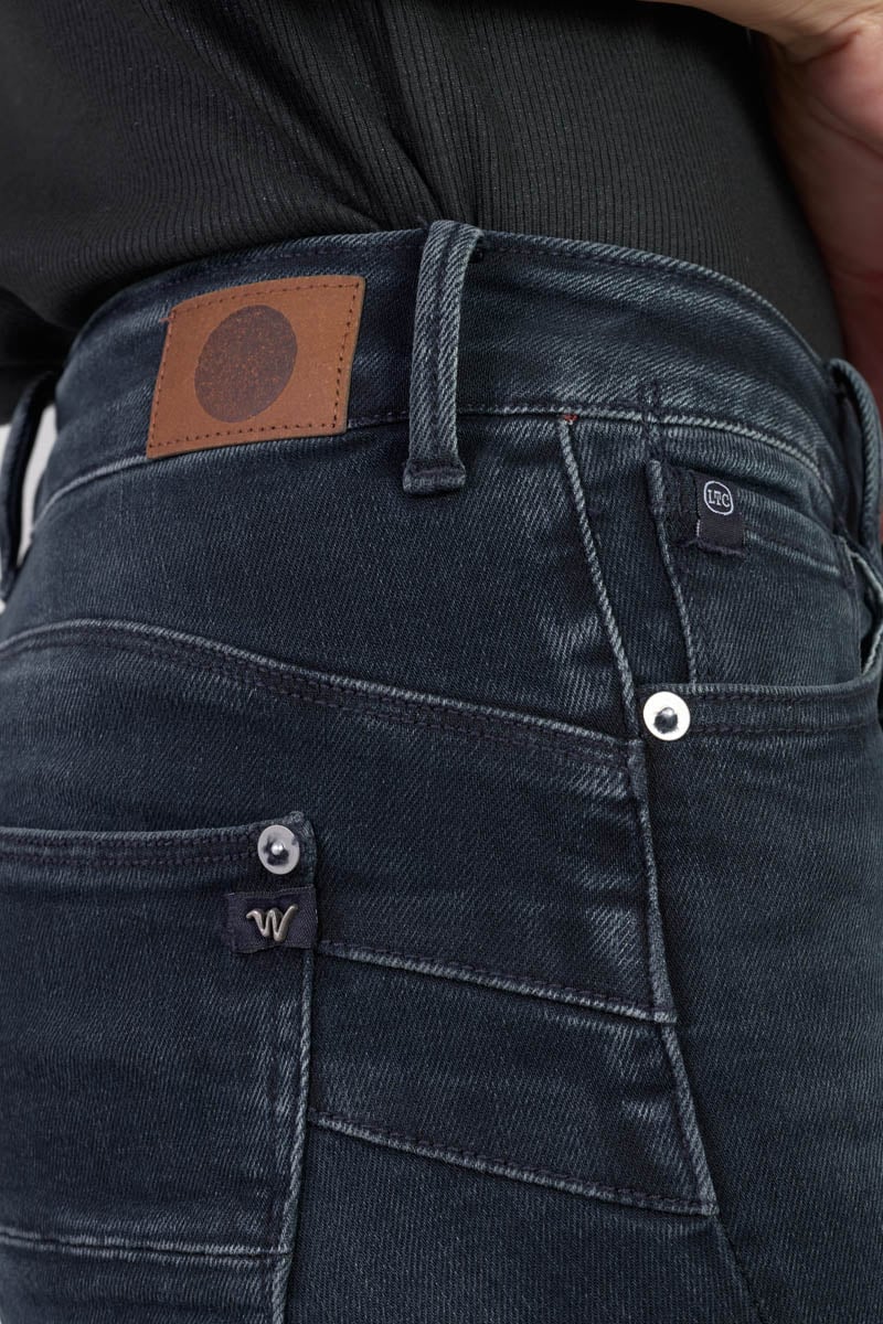 Jeans pulp regular Zep high waist 7/8 blau-schwarz Nr.1