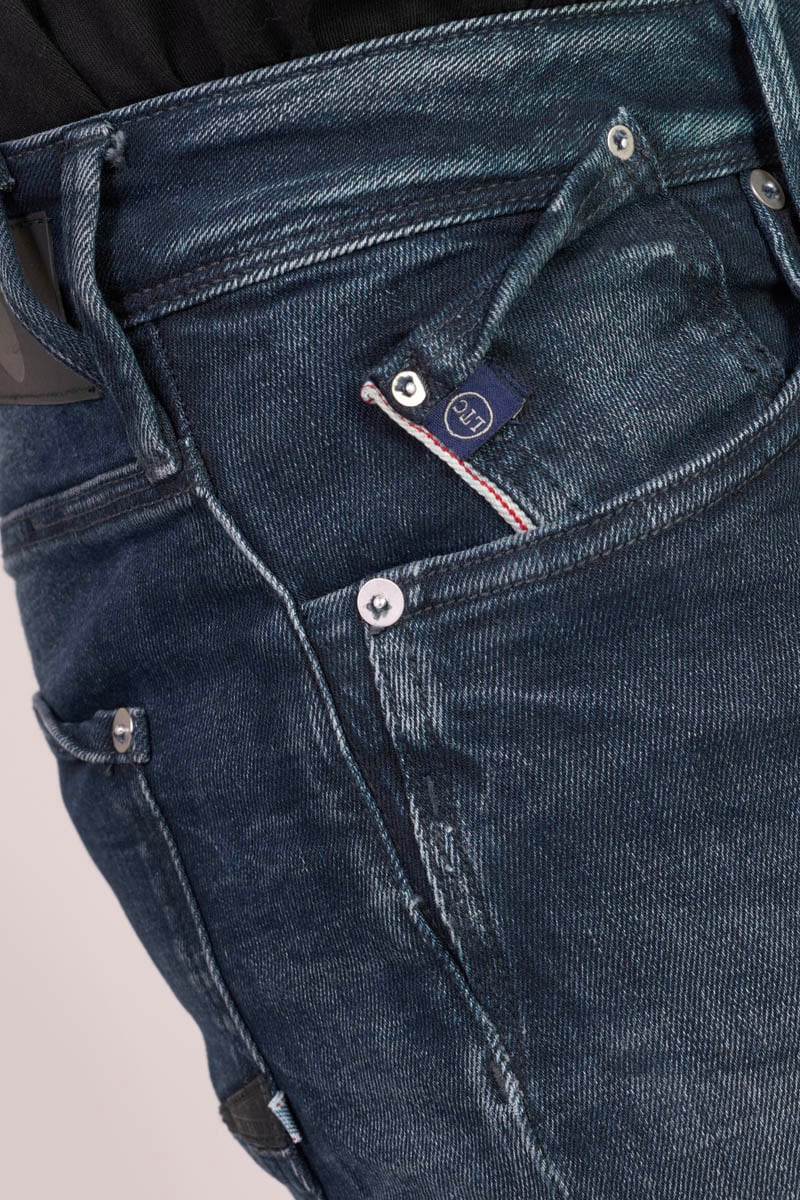 Jeans 600/17 adjusted Basic blau-schwarz Nr.1