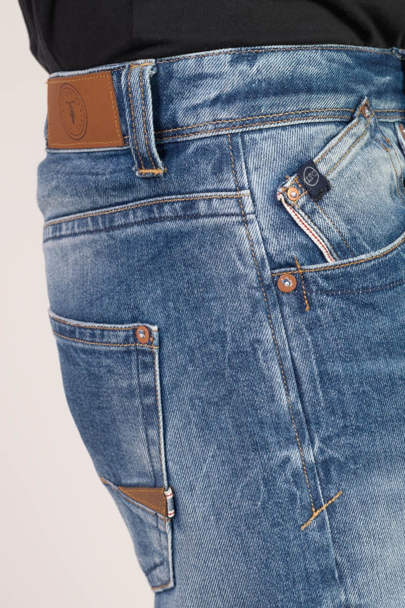 Jeans 800/60 loose Basic destroy blau Nr.4