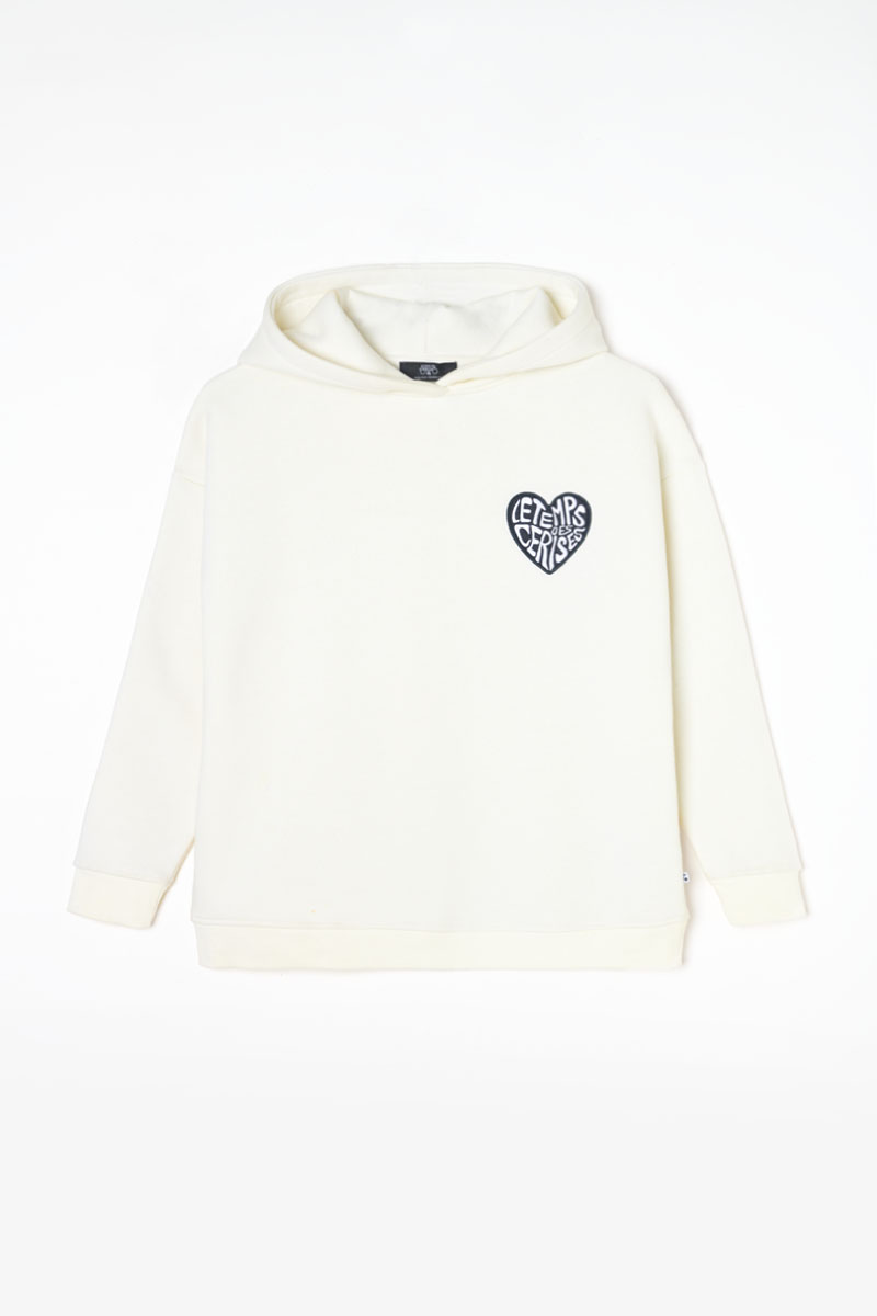 Kapuzen-sweatshirt Samigi in weiß