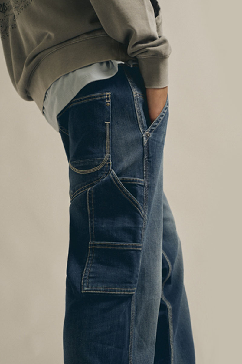 Jeans blau Akio Japan Rags