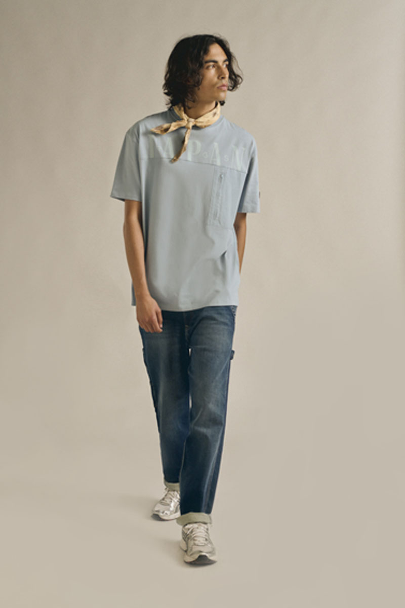 Jeans blau Akio Japan Rags