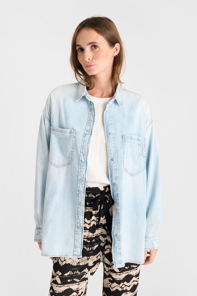 Hemd Tulipe in blau