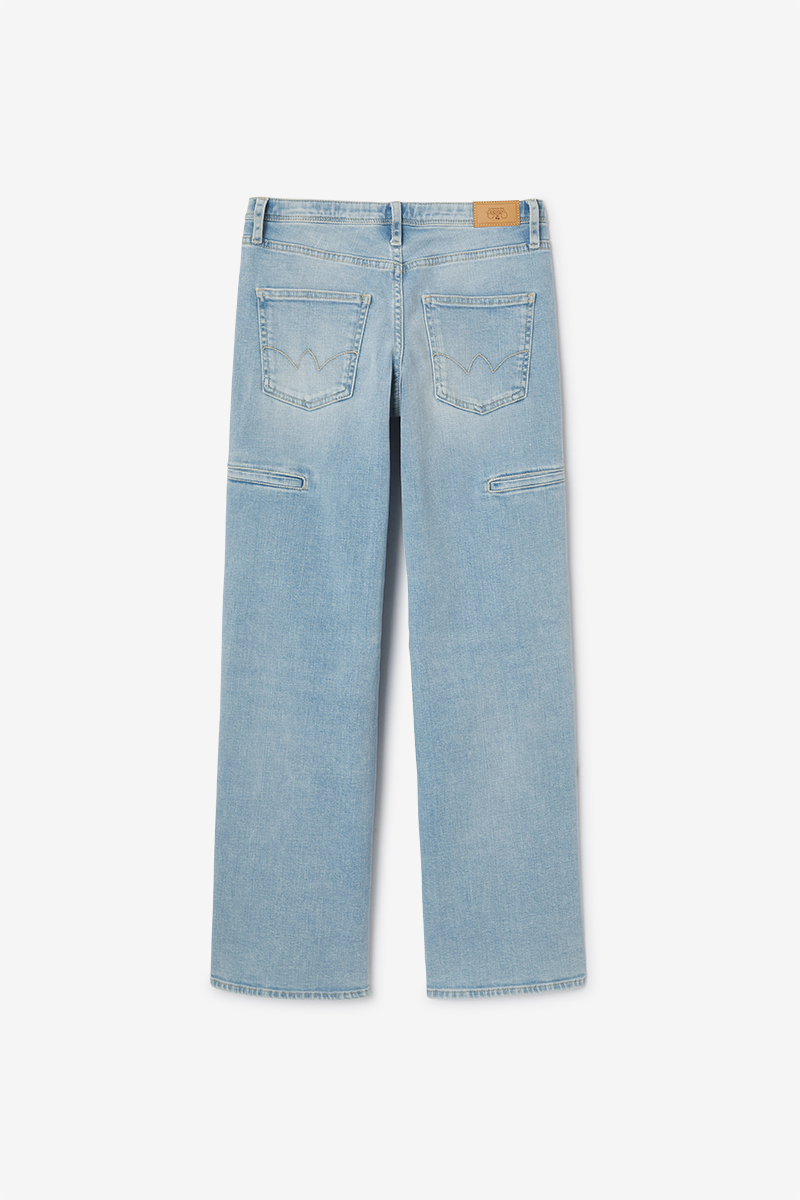 Jeans wide leg high waist blau Nr.5