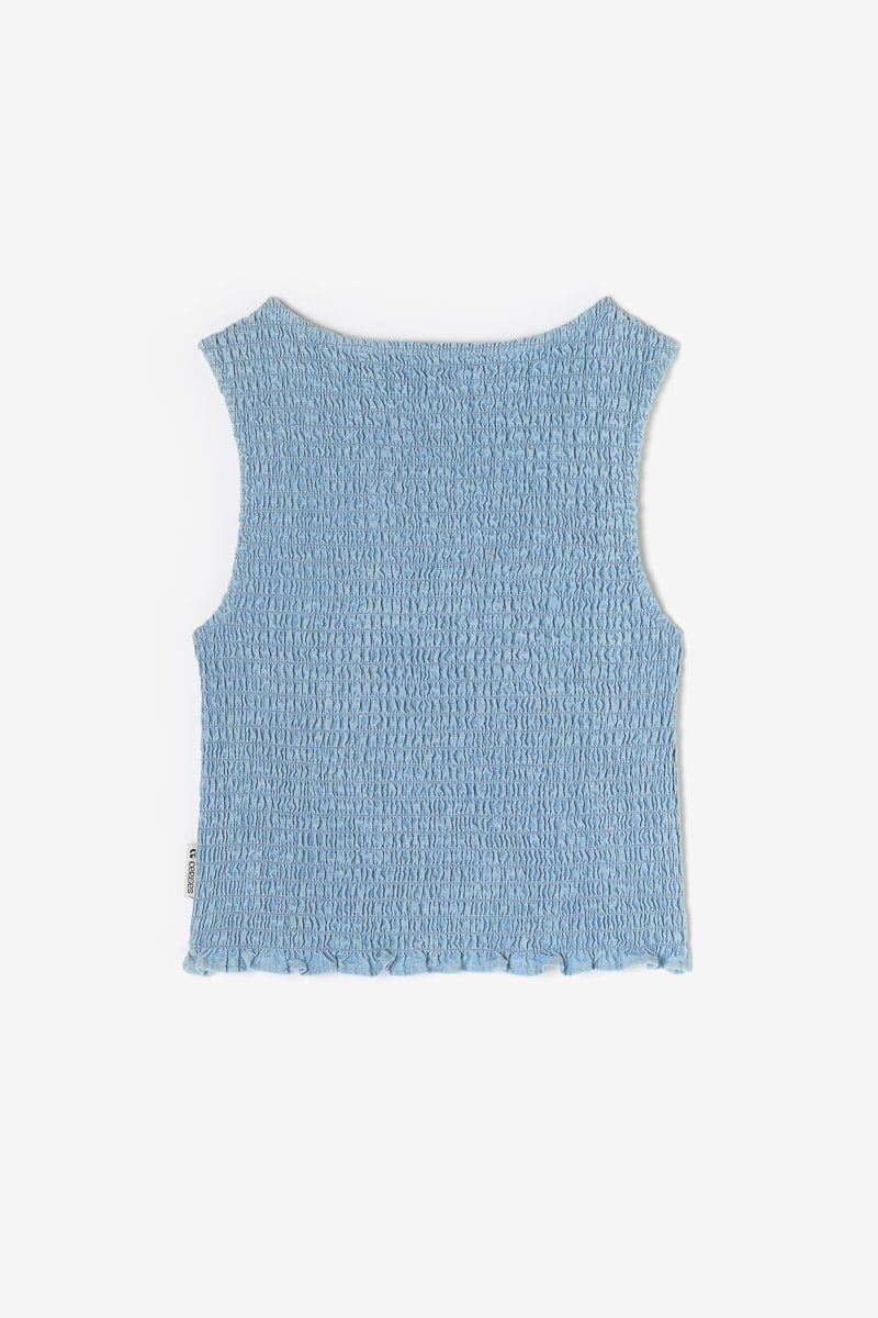 Top Vespagi in blau