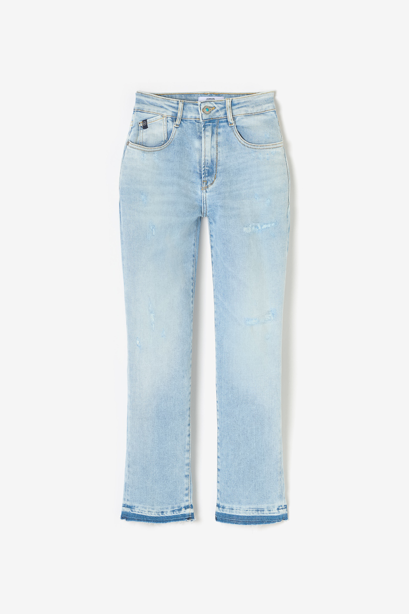 Jeans 400/17 mom Valy high waist 7/8 destroy blau Nr.5