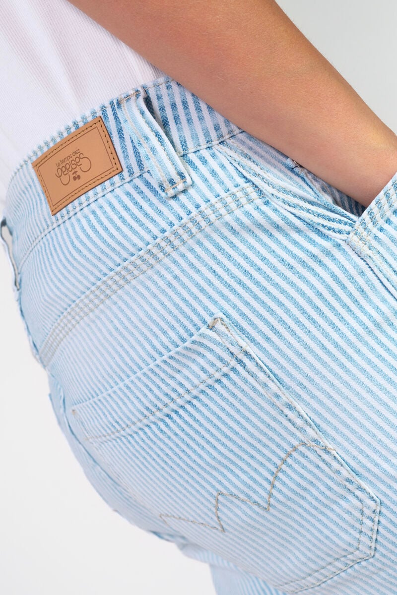 Jeans 400/60 girlfriend Union High Waist blau