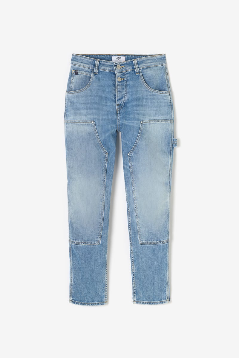 Jeans 400/60 girlfriend Work high waist blau Nr.4