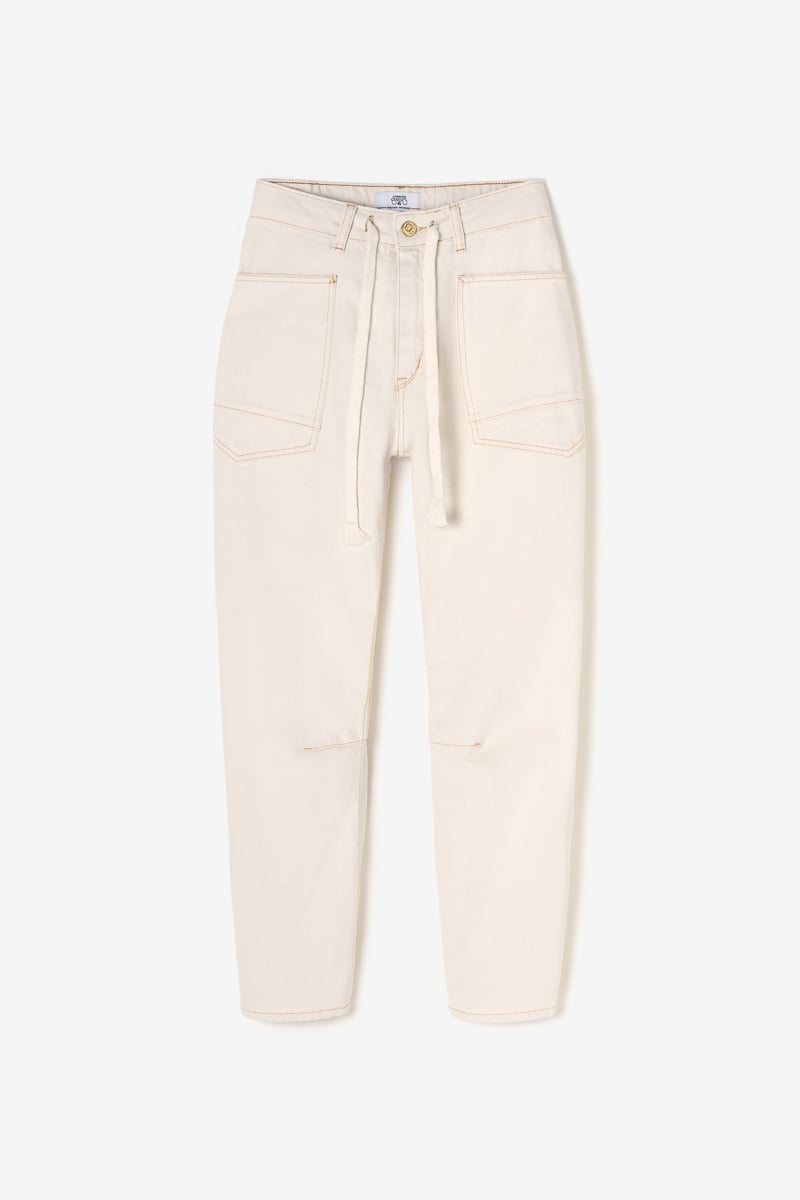 Jeans balloon Madie High Waist ecru