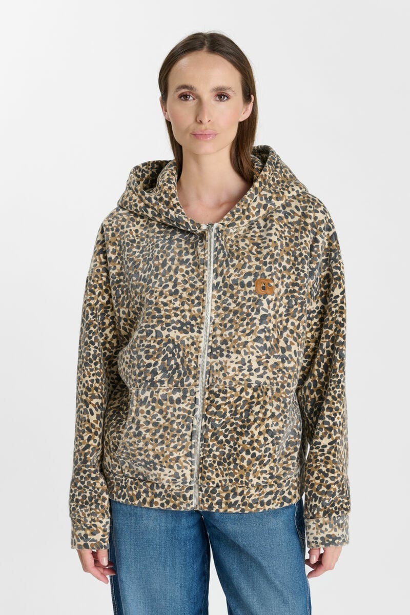 Kapuzen-sweatshirt Pamela in braun