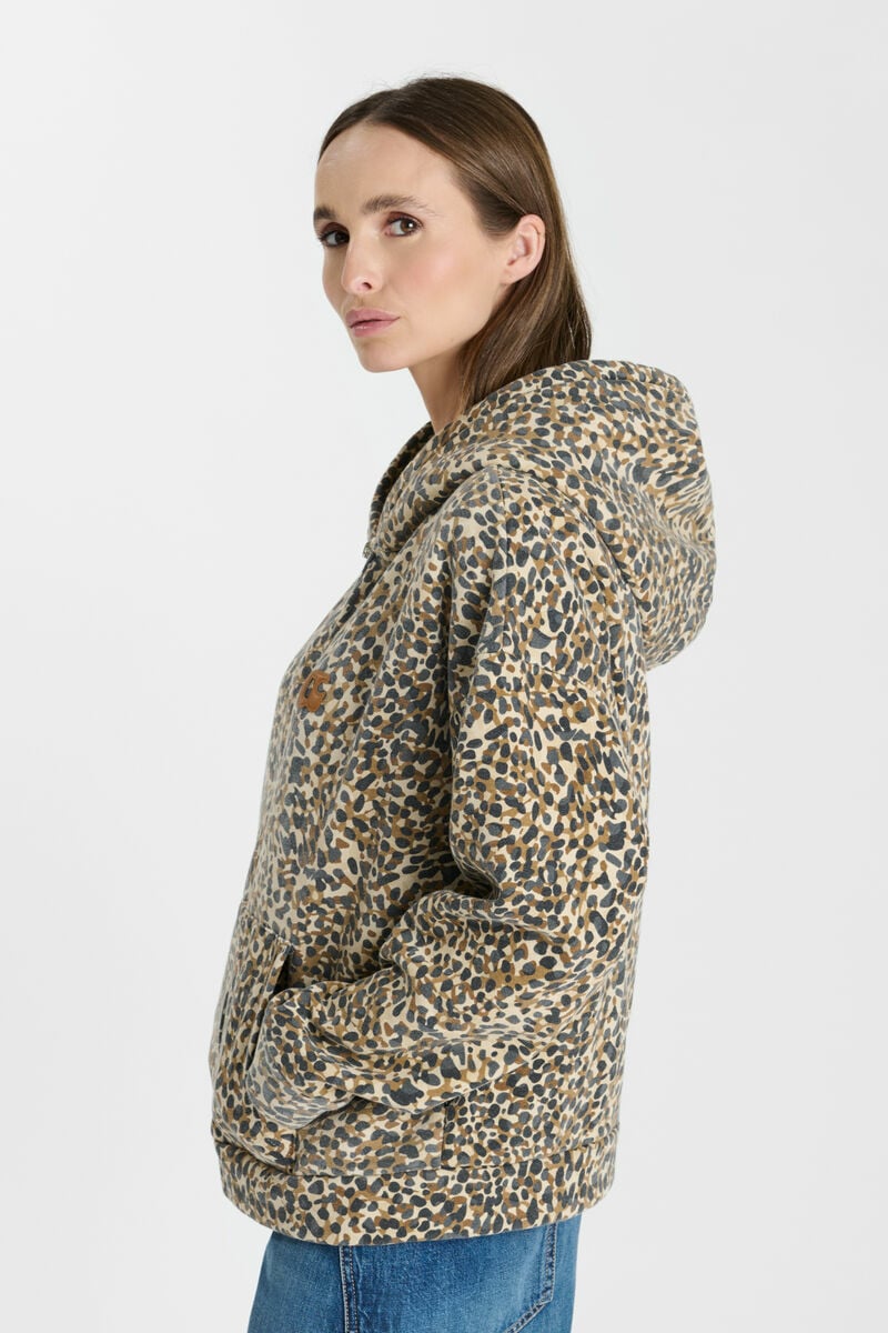 Kapuzen-sweatshirt Pamela in braun