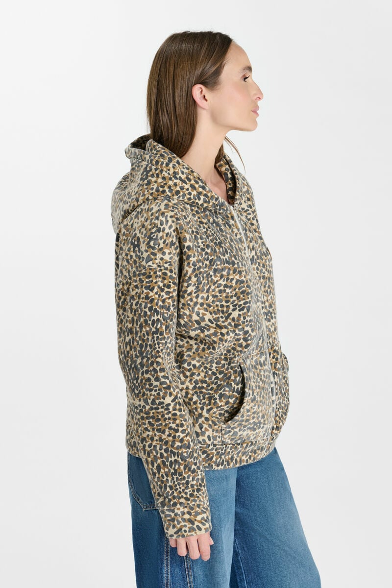 Kapuzen-sweatshirt Pamela in braun