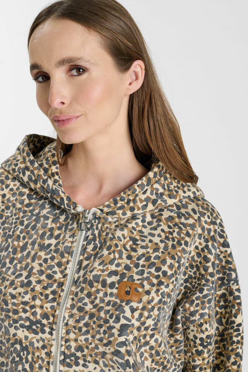 Kapuzen-sweatshirt Pamela in braun