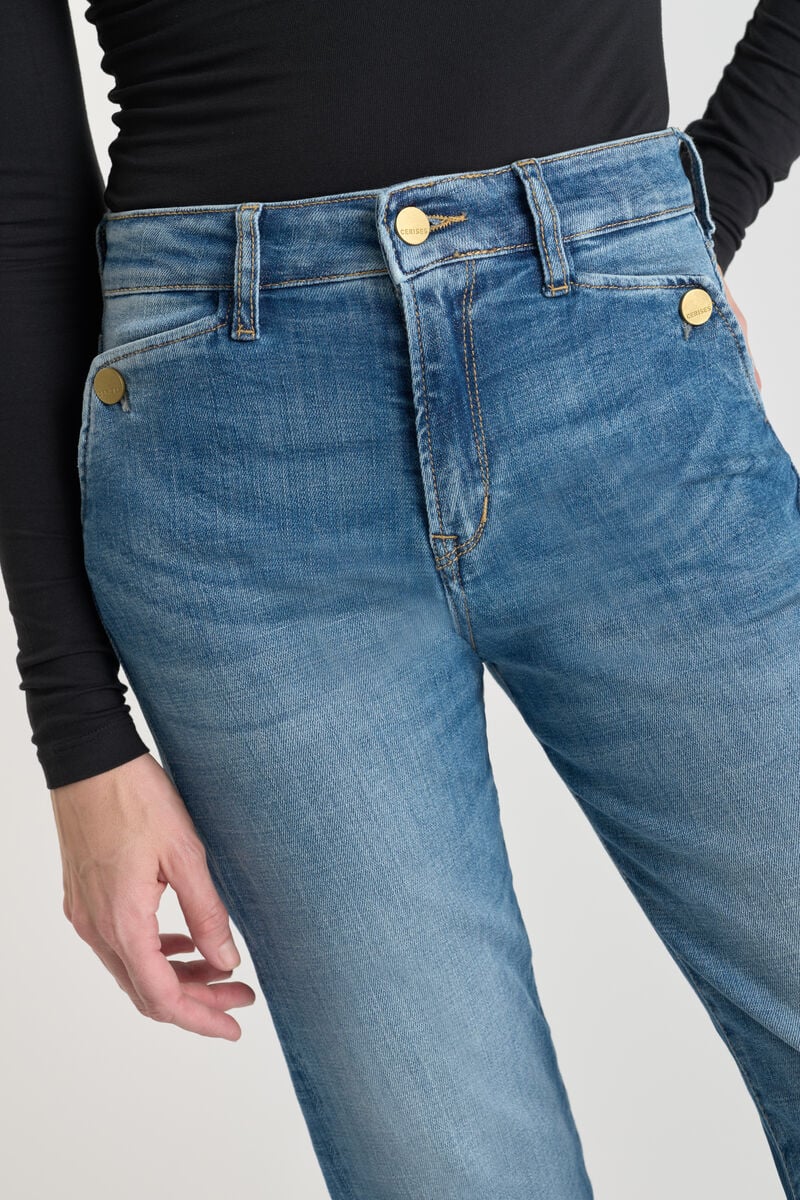 Jeans 400/17 mom high waist 7/8 blau Nr.4