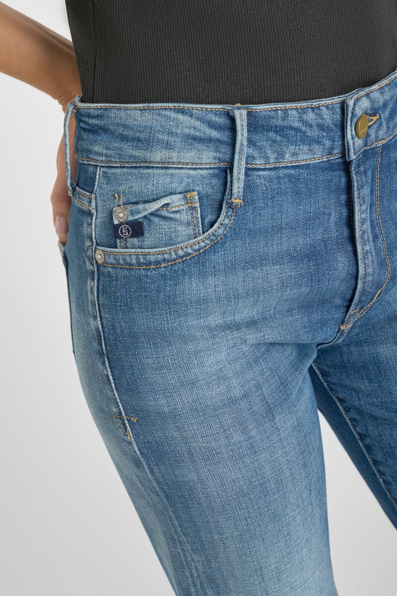 Jeans 400/18 mom Basic high waist 7/8 blau Nr.4