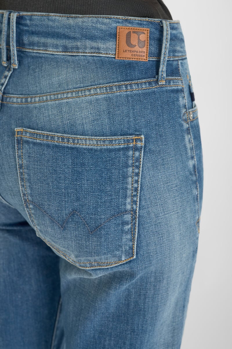 Jeans 400/18 mom Basic high waist 7/8 blau Nr.4