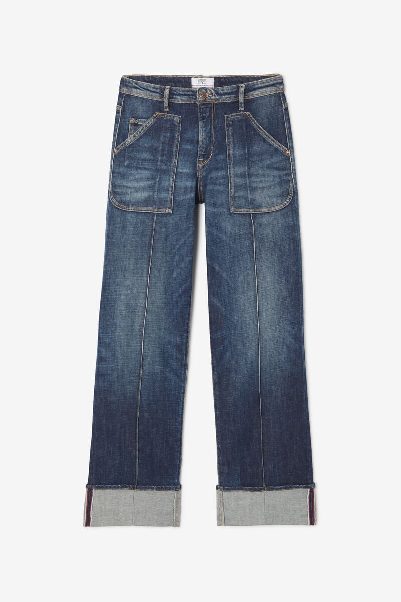Jeans 400/28 wide leg Yavi high waist blau Nr.2