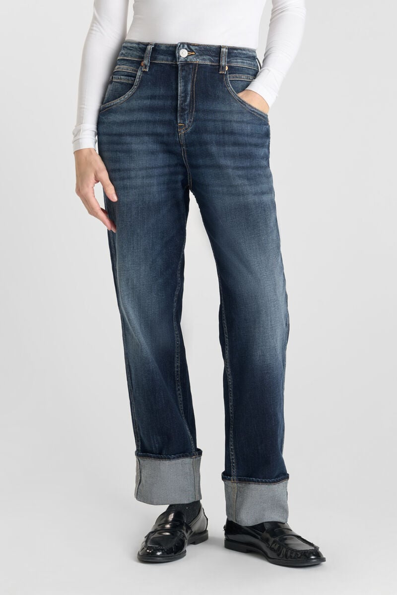 Jeans 400/60 girlfriend Jama high waist blau Nr.2